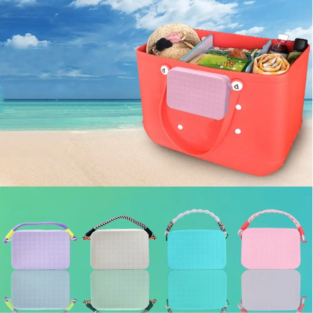 Silicone Storage Pouch Large-Capacity with Lanyard Phone Holder Reusable Waterproof Beach Bag Connector for Bogg Bag
Silicone Storage Pouch Large-Capacity with Lanyard Phone Holder Reusable Waterproof Beach Bag Connector for Bogg Bag