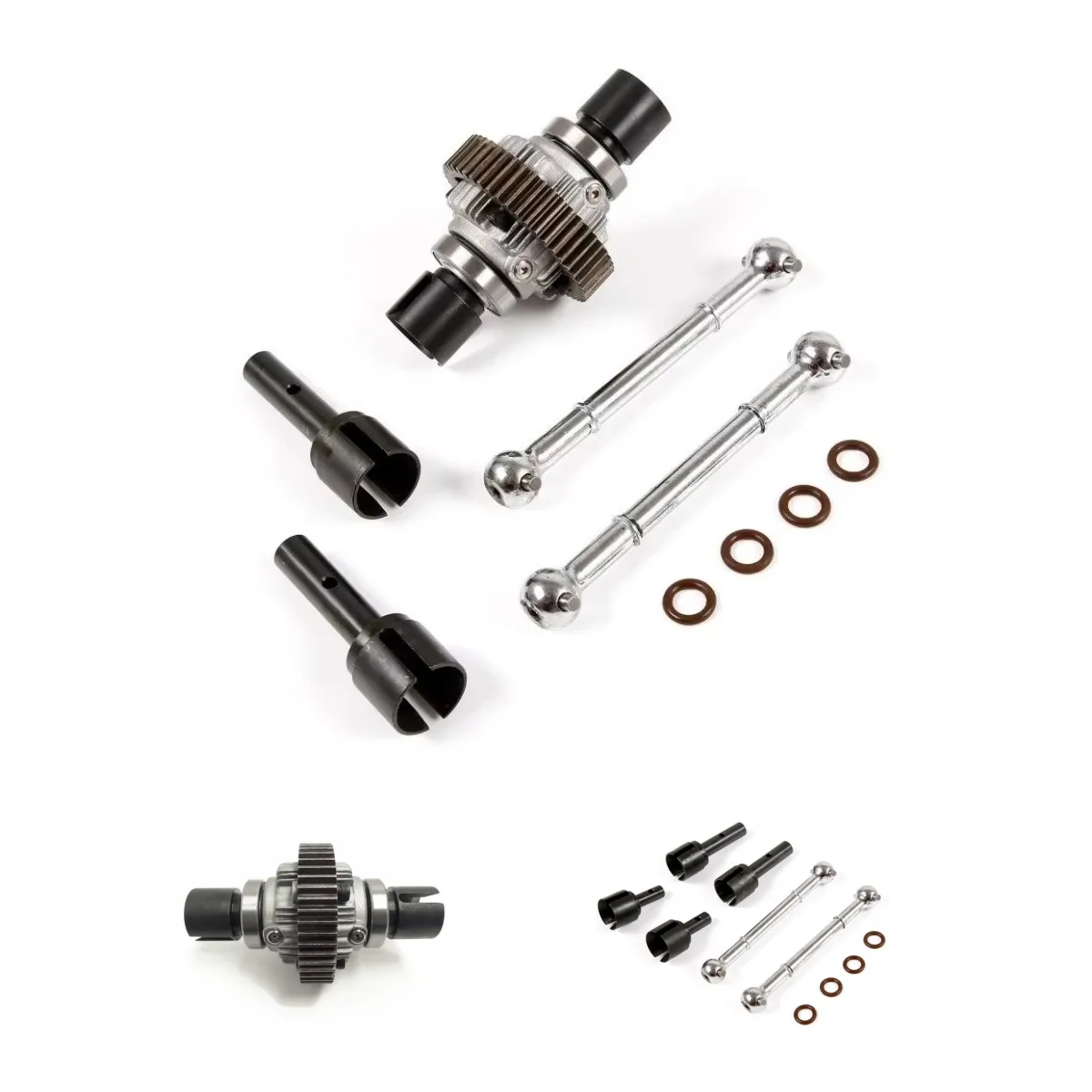 Aluminum Case Differential and HD Hardened Steel Out Drive Dog Bone Axle Kit for 1/5 King Motor Rovan HPI 2WD Baja
Aluminum Case Differential and HD Hardened Steel Out Drive Dog Bone Axle Kit for 1/5 King Motor Rovan HPI 2WD Baja
