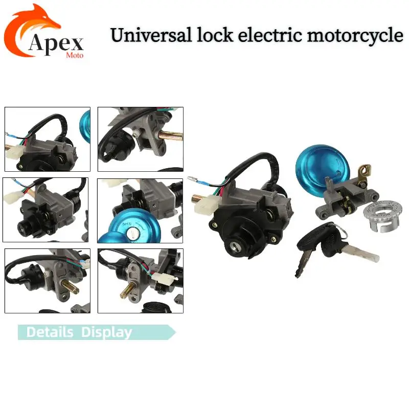 Высококачественный ключ зажигания для аксессуаров для мотоциклов — подходит для блокировки велосипеда 50-150 куб.см
Высококачественный ключ зажигания для аксессуаров для мотоциклов — подходит для блокировки велосипеда 50-150 куб.см