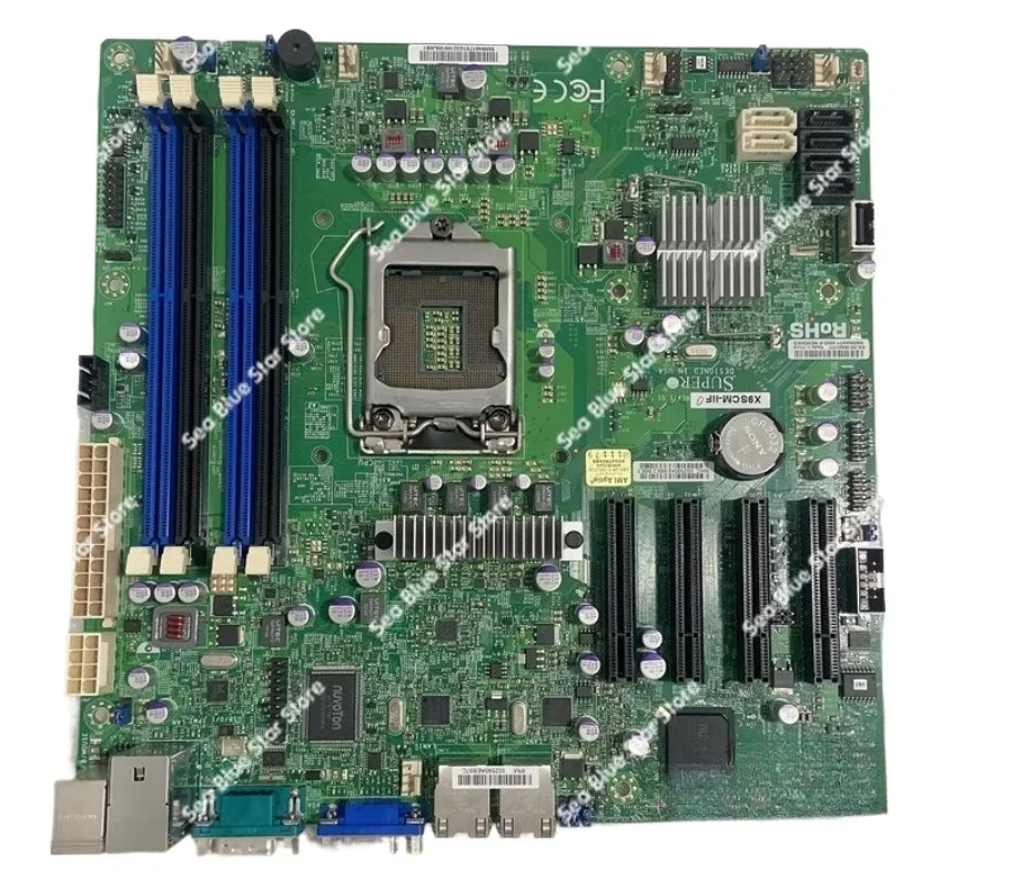 Server main board X9SCM-iif 1155 pin C204 E3 1200 I3 single MATX miniature main board used disassembly
Server main board X9SCM-iif 1155 pin C204 E3 1200 I3 single MATX miniature main board used disassembly