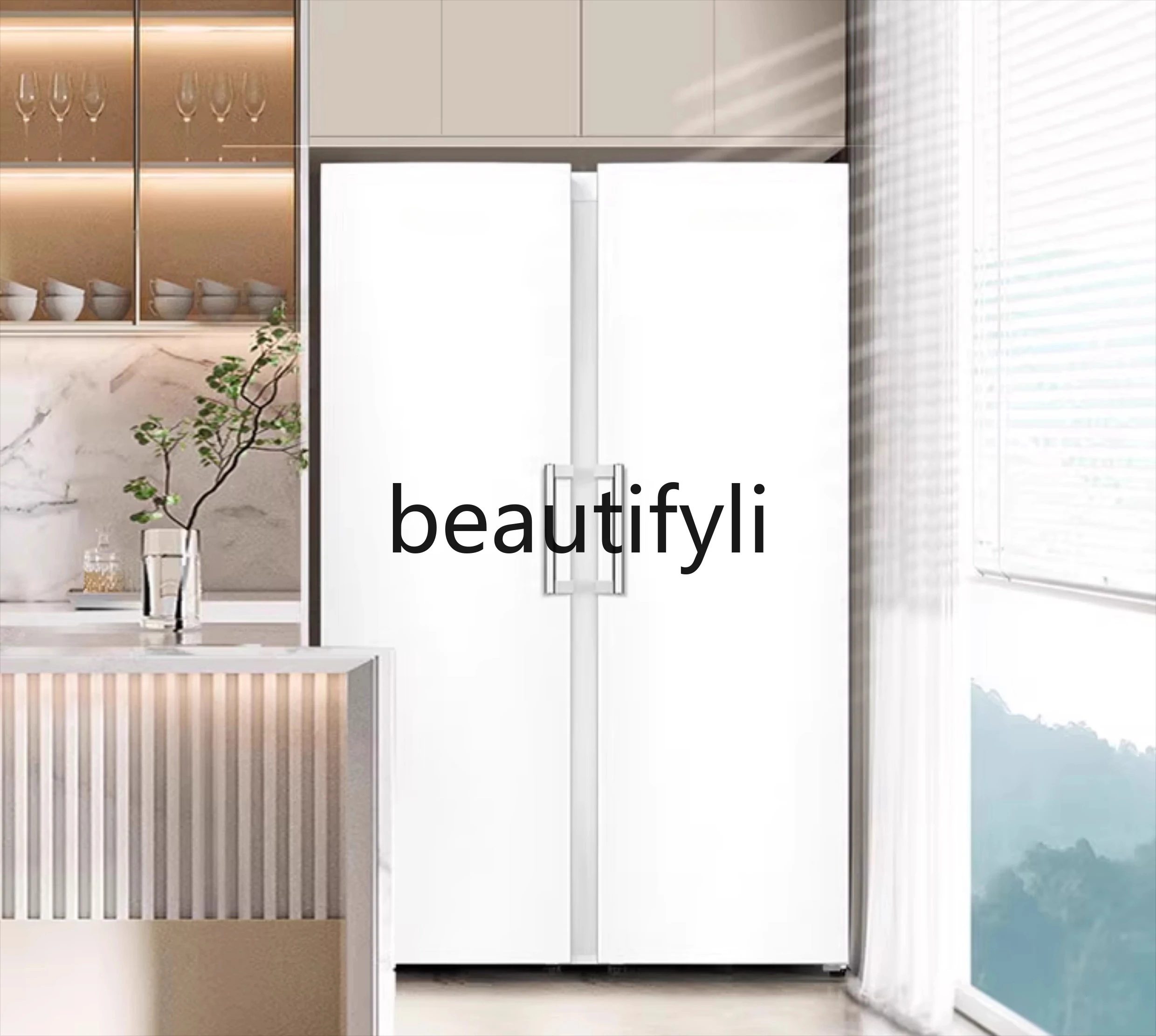 Vertical freezer, household large-capacity air-cooled and frost-free, frozen and refrigerated refrigerator freezer
Vertical freezer, household large-capacity air-cooled and frost-free, frozen and refrigerated refrigerator freezer