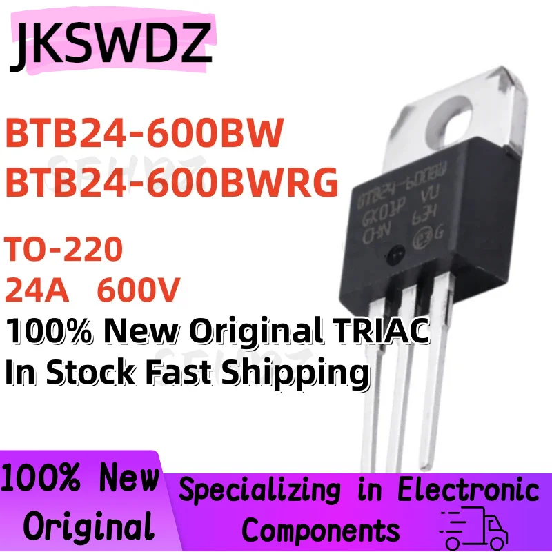 10/20/30PCS BTB24-600BW BTB24-600BWRG BTB24600BW TO-220 24A 600V 100% New Original TRIAC In Stock Fast Shipping
10/20/30PCS BTB24-600BW BTB24-600BWRG BTB24600BW TO-220 24A 600V 100% New Original TRIAC In Stock Fast Shipping