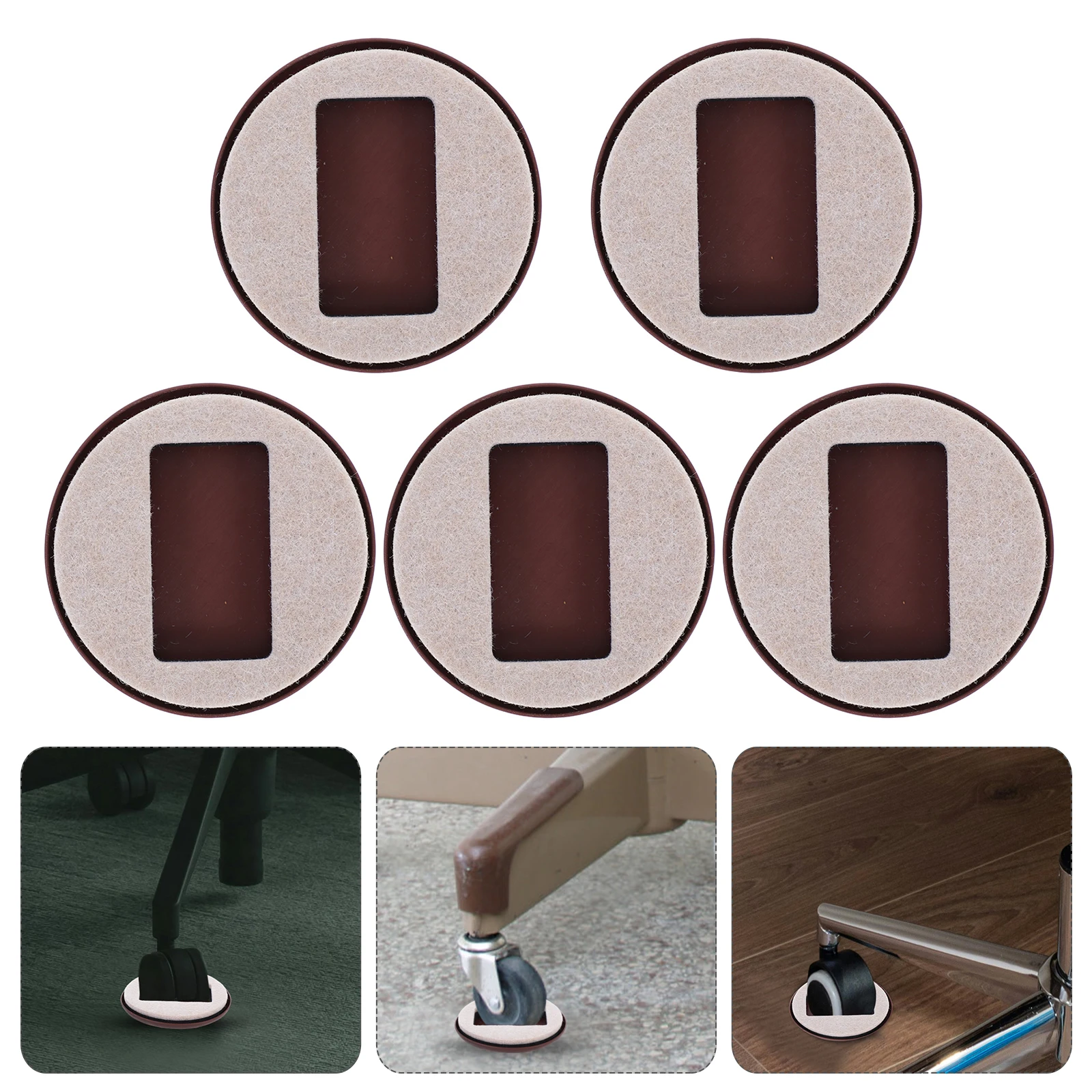 5 Pcs Non-slip Pad Chair Wheel Stopper Furniture Floor Mat Bed Leg Pads Felt Anti
5 Pcs Non-slip Pad Chair Wheel Stopper Furniture Floor Mat Bed Leg Pads Felt Anti