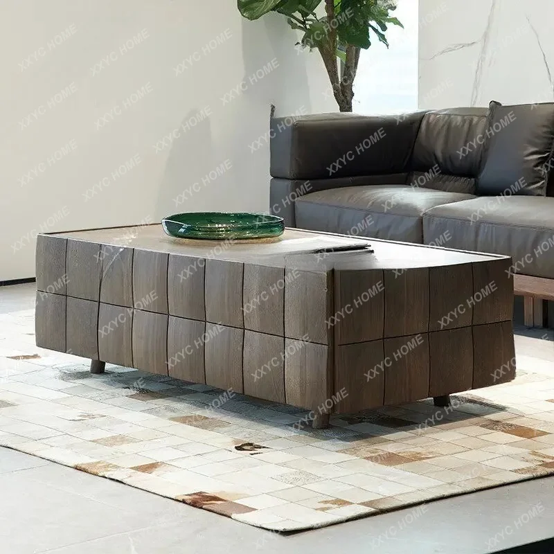 Living room small room coffee table, modern minimalist light luxury, high-end solid wood coffee tableTJ
Living room small room coffee table, modern minimalist light luxury, high-end solid wood coffee tableTJ
