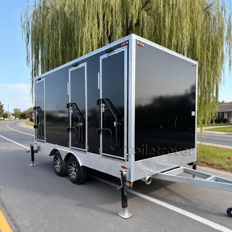 Commercial Portable Toilet Trailer Basic Customizable Luxury Bathroom Trailers Multifunctional Mobile Restroom Trailer for Sale
Commercial Portable Toilet Trailer Basic Customizable Luxury Bathroom Trailers Multifunctional Mobile Restroom Trailer for Sale