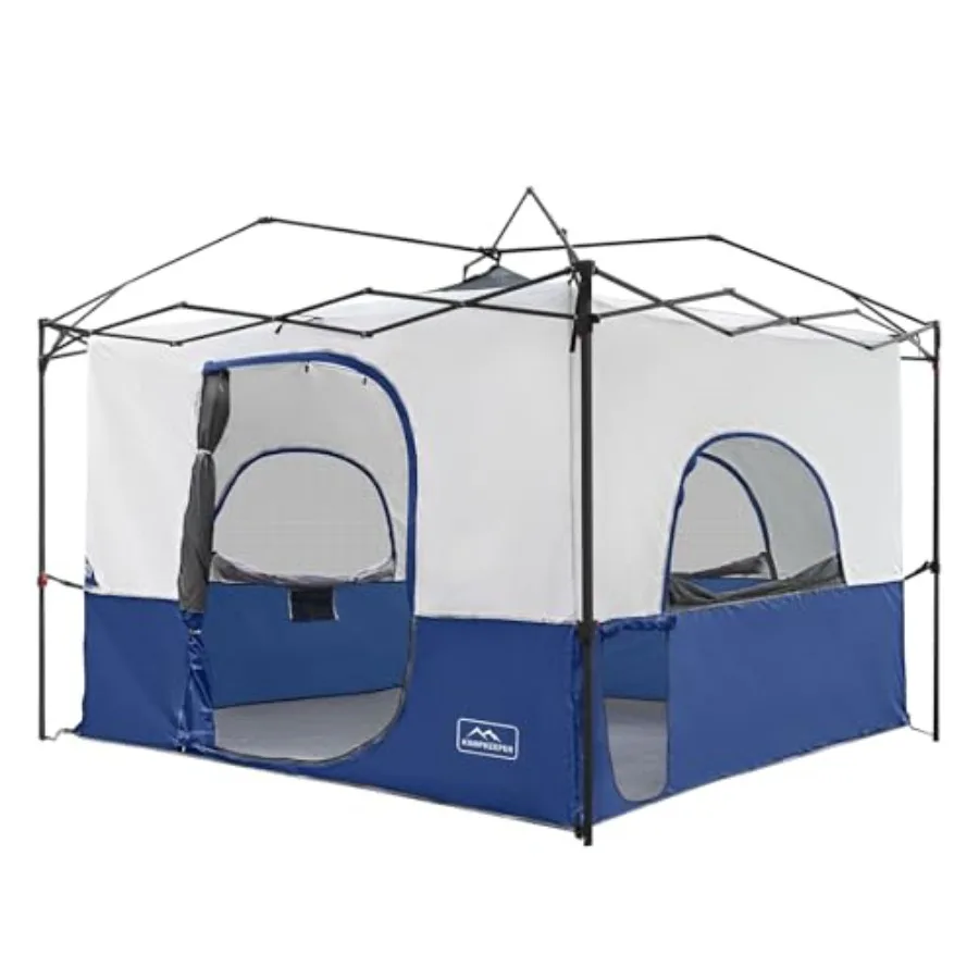 Camping Inner Tent for Pop Up Canopy Converts 10'x10' Straight Leg Canopy into Camping Tent with 1 Dog Hole Fully Vented Roof T
Camping Inner Tent for Pop Up Canopy Converts 10'x10' Straight Leg Canopy into Camping Tent with 1 Dog Hole Fully Vented Roof T