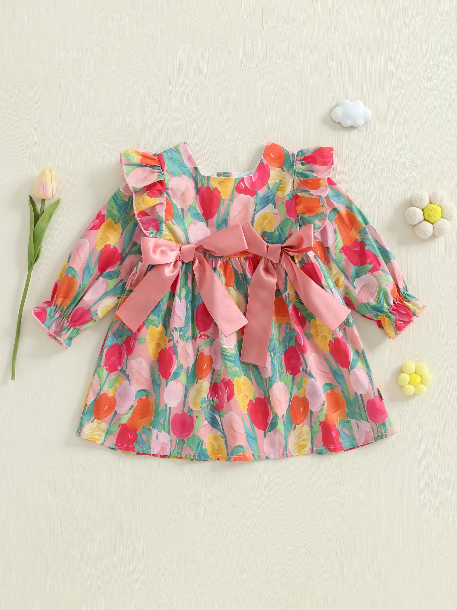 Adorable Infant Girls Pink Polka Dot Romper Stylish Sleeveless Ruffle Jumpsuit with Bow Detail and Floral Print
Adorable Infant Girls Pink Polka Dot Romper Stylish Sleeveless Ruffle Jumpsuit with Bow Detail and Floral Print