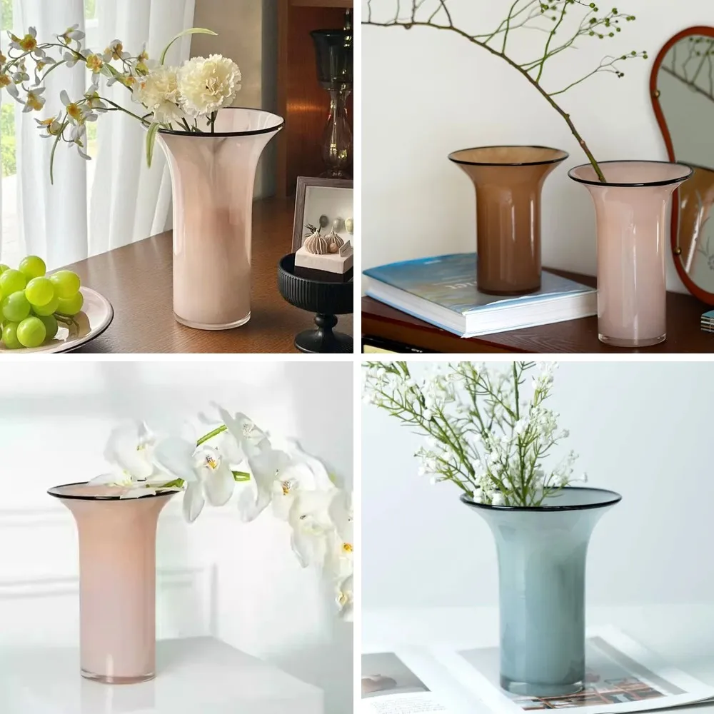 Modern Glass Vase for Flowers, Large Opening Home Decor, Living Room Desktop or Balcony Decor Vase
Modern Glass Vase for Flowers, Large Opening Home Decor, Living Room Desktop or Balcony Decor Vase