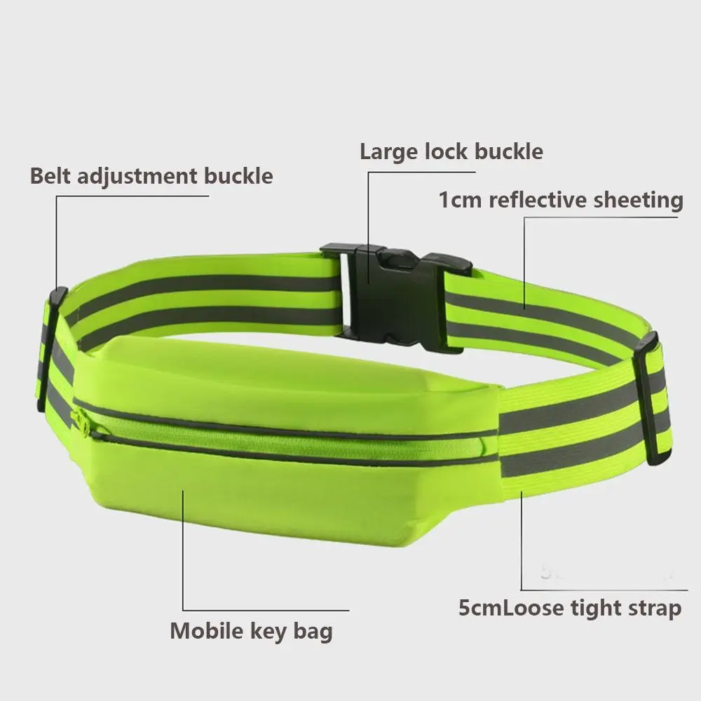 Safety Reflective Waistband Bag Adjustable Waterproof Running Crossbody Bag Elastic Belt Comfortable Sport Reflective Belt
Safety Reflective Waistband Bag Adjustable Waterproof Running Crossbody Bag Elastic Belt Comfortable Sport Reflective Belt