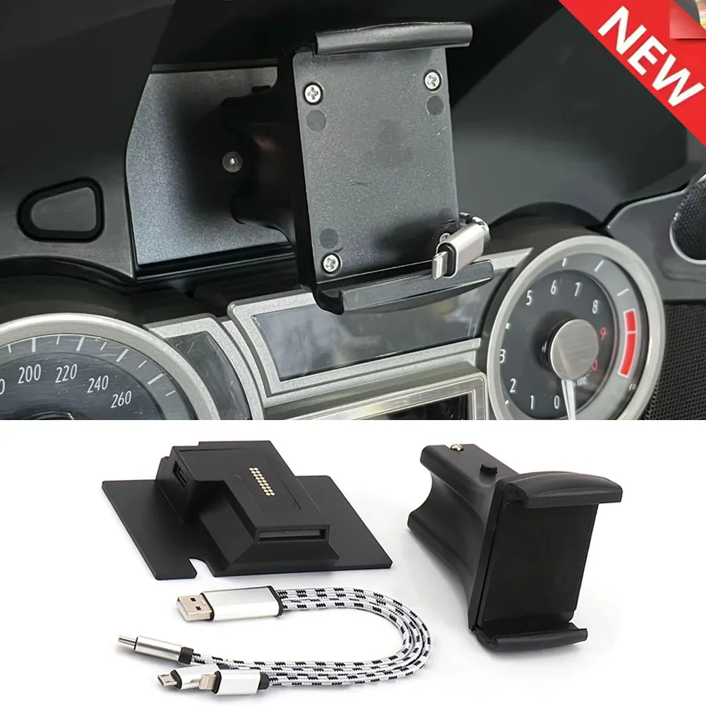 For BMW K1600GTL K1600GT K1600B K 1600 B GT GTL 2011-2020 New Motorcycle GPS Phone Navigation Bracket USB Charging Holder Mount
For BMW K1600GTL K1600GT K1600B K 1600 B GT GTL 2011-2020 New Motorcycle GPS Phone Navigation Bracket USB Charging Holder Mount