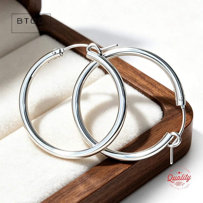 925 Sterling Silver Eurowire Hoop Earrings round Loop Ear Components 2.3x13-35mm Various Sizes Wholesale Jewelry Findings
925 Sterling Silver Eurowire Hoop Earrings round Loop Ear Components 2.3x13-35mm Various Sizes Wholesale Jewelry Findings