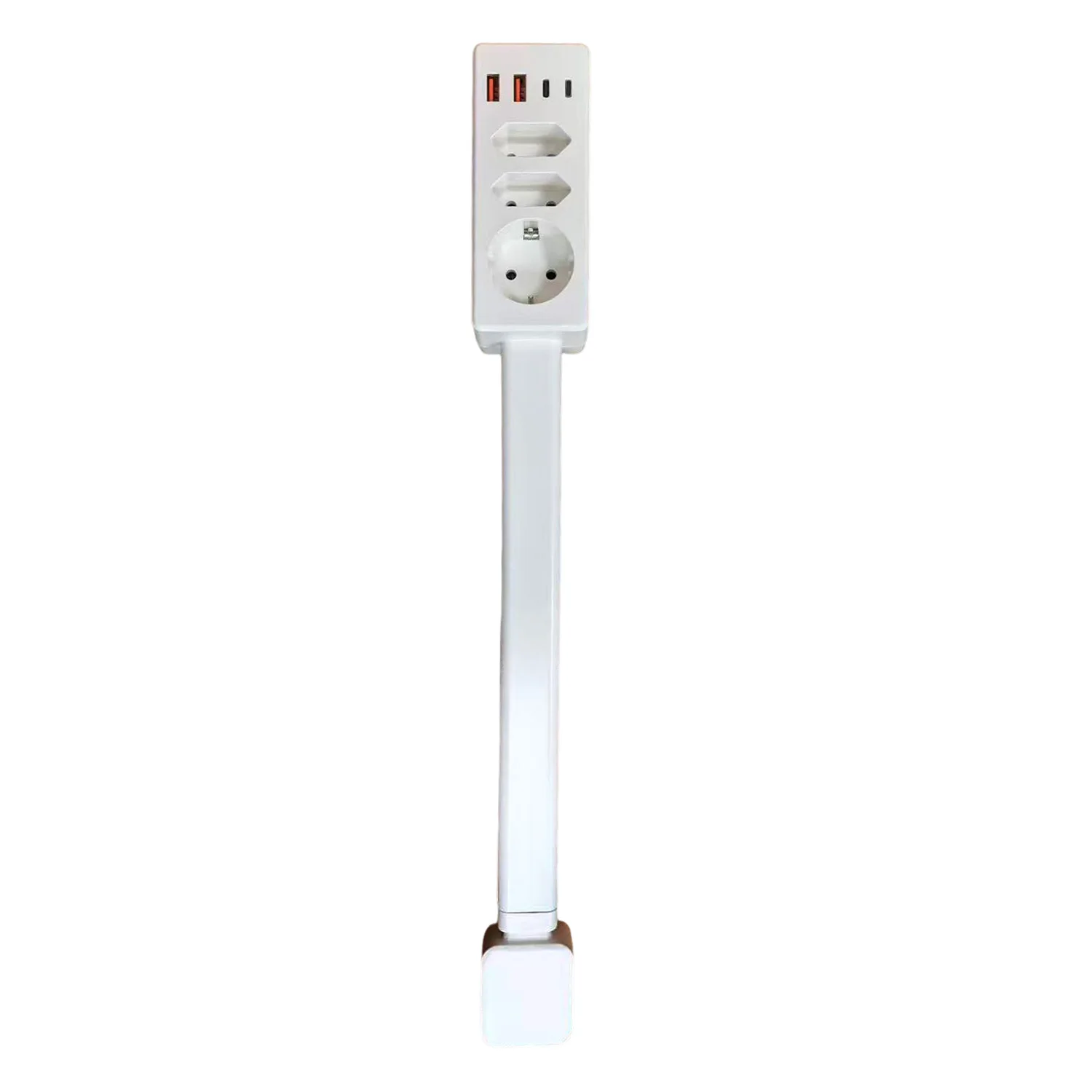 Adjustable Length Power Outlets Extender Outlets New Rotates 180° Electrical Outlet Extender Power Socket 20W Expander EU Plugs