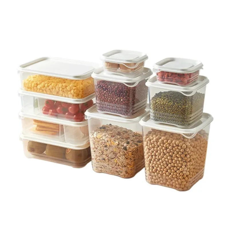 Food Storage Box Crisper Foodstuff Box Refrigerator Multi-Grain Fruit and Vegetable Storage Box 10 Pieces
Food Storage Box Crisper Foodstuff Box Refrigerator Multi-Grain Fruit and Vegetable Storage Box 10 Pieces