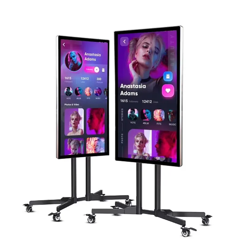 32/43/55 Inch Interactive Vertical Touch Smart Live Broadcast Live Streaming Equipment hine For Live Room
32/43/55 Inch Interactive Vertical Touch Smart Live Broadcast Live Streaming Equipment hine For Live Room