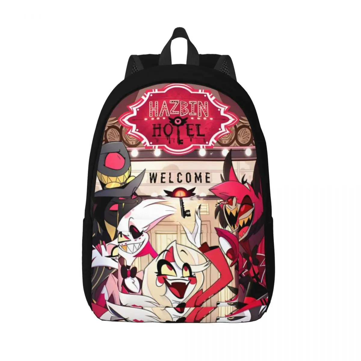Hell Hotel Classical Backpack Sports Student Business Musical Comedy Daypack for Men Women College Shoulder Bag
Hell Hotel Classical Backpack Sports Student Business Musical Comedy Daypack for Men Women College Shoulder Bag