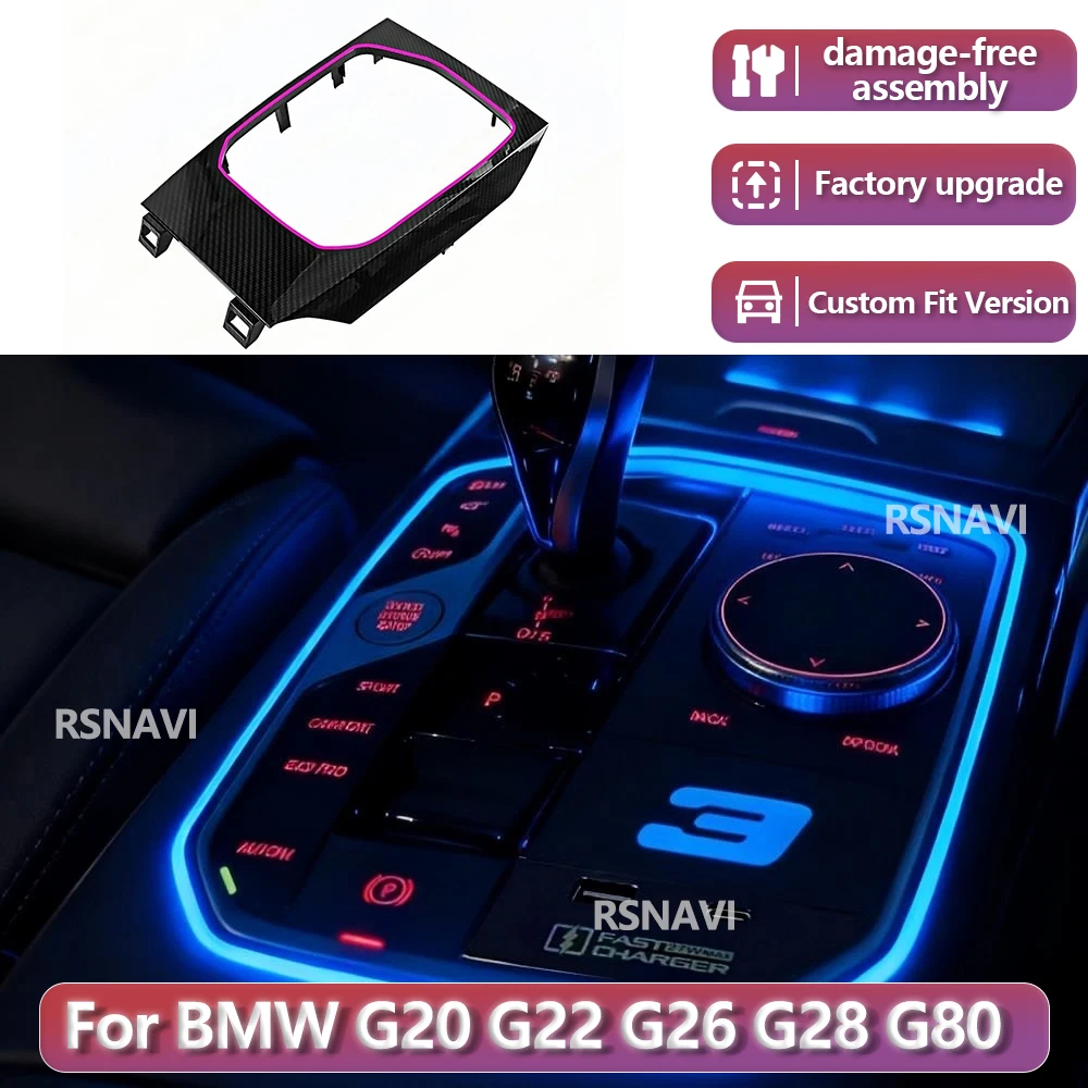 RSNAVI Factory settings For BMW 3Series G20 4Series G22 G26 G28 2019-2025 Center Console Saddle Ambient Light Fast USB Charging
RSNAVI Factory settings For BMW 3Series G20 4Series G22 G26 G28 2019-2025 Center Console Saddle Ambient Light Fast USB Charging