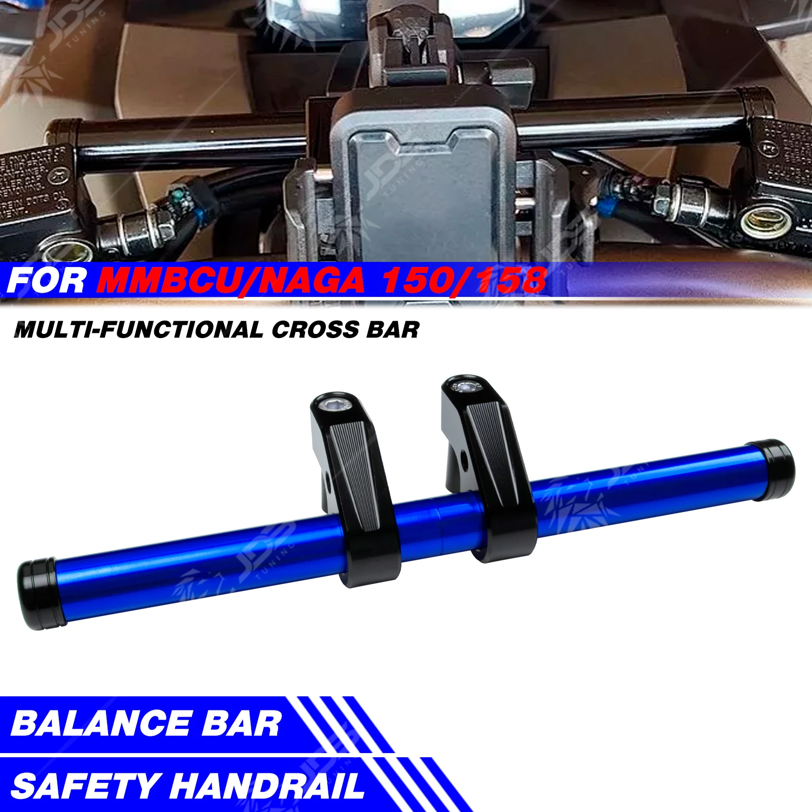 JDSTUNING For SYM MMBCU/NAGA 150/158 Handlebar Grab Crossbar Child Safety Handrail Holder Bracket Motorcycle Accessories Parts
JDSTUNING For SYM MMBCU/NAGA 150/158 Handlebar Grab Crossbar Child Safety Handrail Holder Bracket Motorcycle Accessories Parts