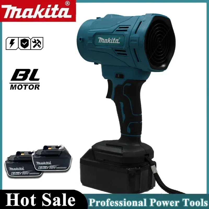 Makita Brushless High Speed Electric Air Blower 6-Gears Jet Turbo Fan 130000RPM Violent Fan Cordless Air Duster Tool
Makita Brushless High Speed Electric Air Blower 6-Gears Jet Turbo Fan 130000RPM Violent Fan Cordless Air Duster Tool