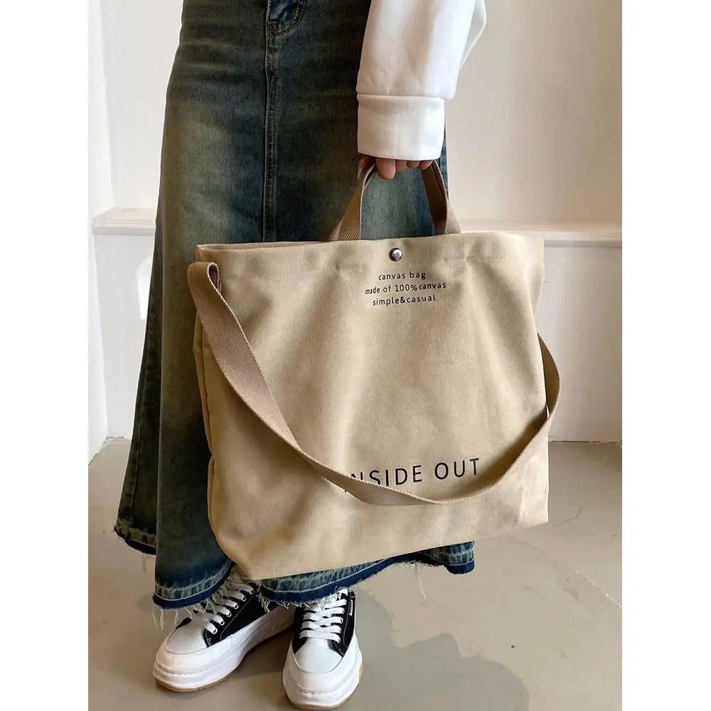 Canvas Tote Bag, Suitable For School, Work, Travel, Teens Literary Backpack, Women Or Student Backpack, Great For Carrying Book
Canvas Tote Bag, Suitable For School, Work, Travel, Teens Literary Backpack, Women Or Student Backpack, Great For Carrying Book