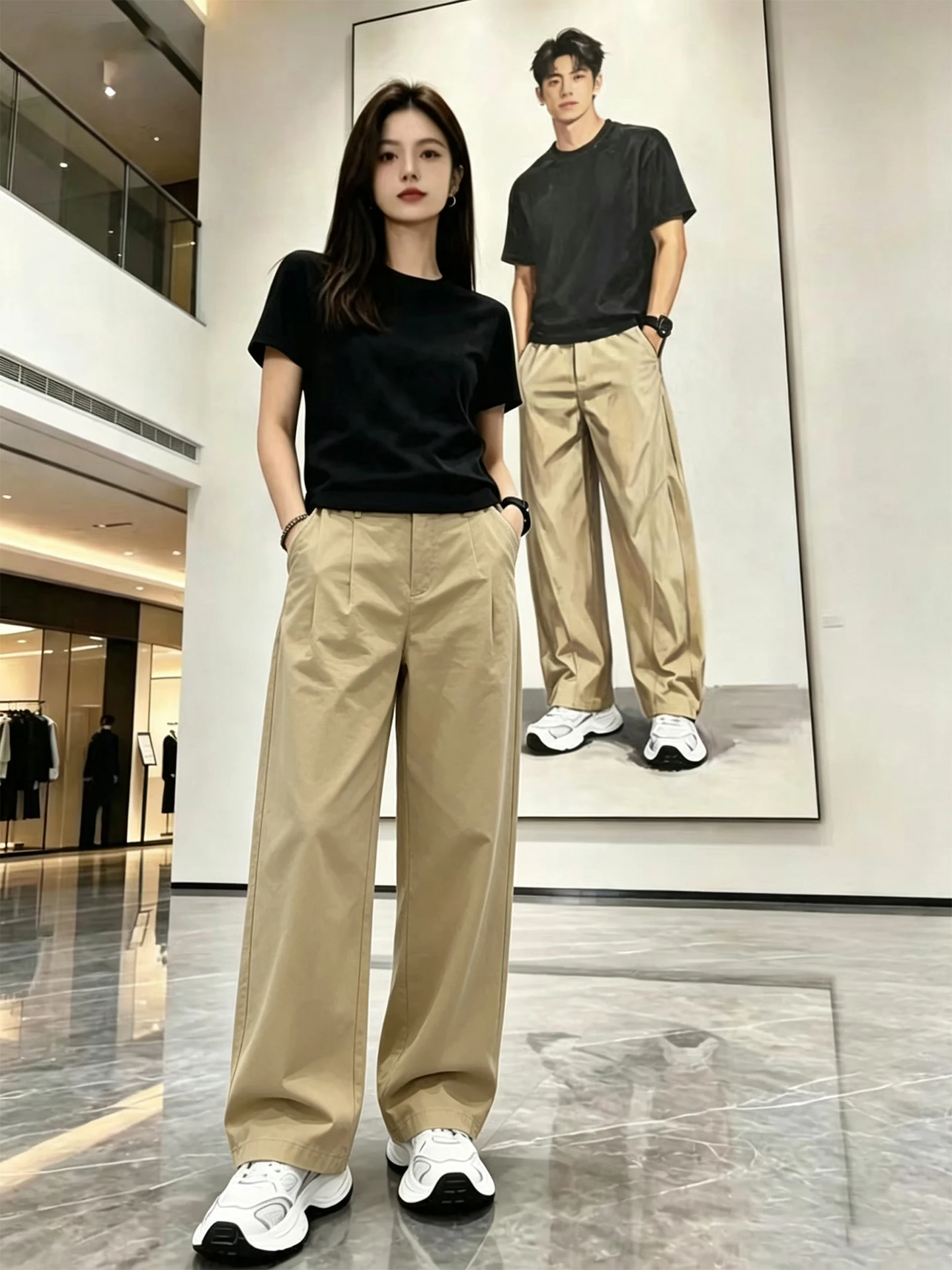 Khaki Nylon Quick Dry Work Trousers Men's Summer Thin High-End Feeling Knife Ice Silk Sports Casual Pants Loose Fit Wide...
Khaki Nylon Quick Dry Work Trousers Men's Summer Thin High-End Feeling Knife Ice Silk Sports Casual Pants Loose Fit Wide...