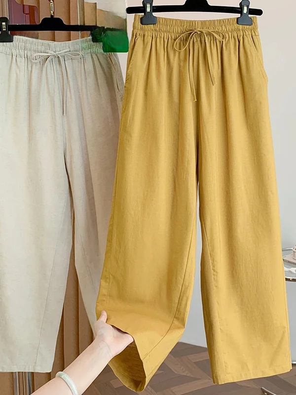 Spring 2026 Loose Straight Leg Cotton Linen Pants Wide Leg Thin Summer Casual Trousers for plus Size Women Comfortable Breath...
Spring 2026 Loose Straight Leg Cotton Linen Pants Wide Leg Thin Summer Casual Trousers for plus Size Women Comfortable Breath...