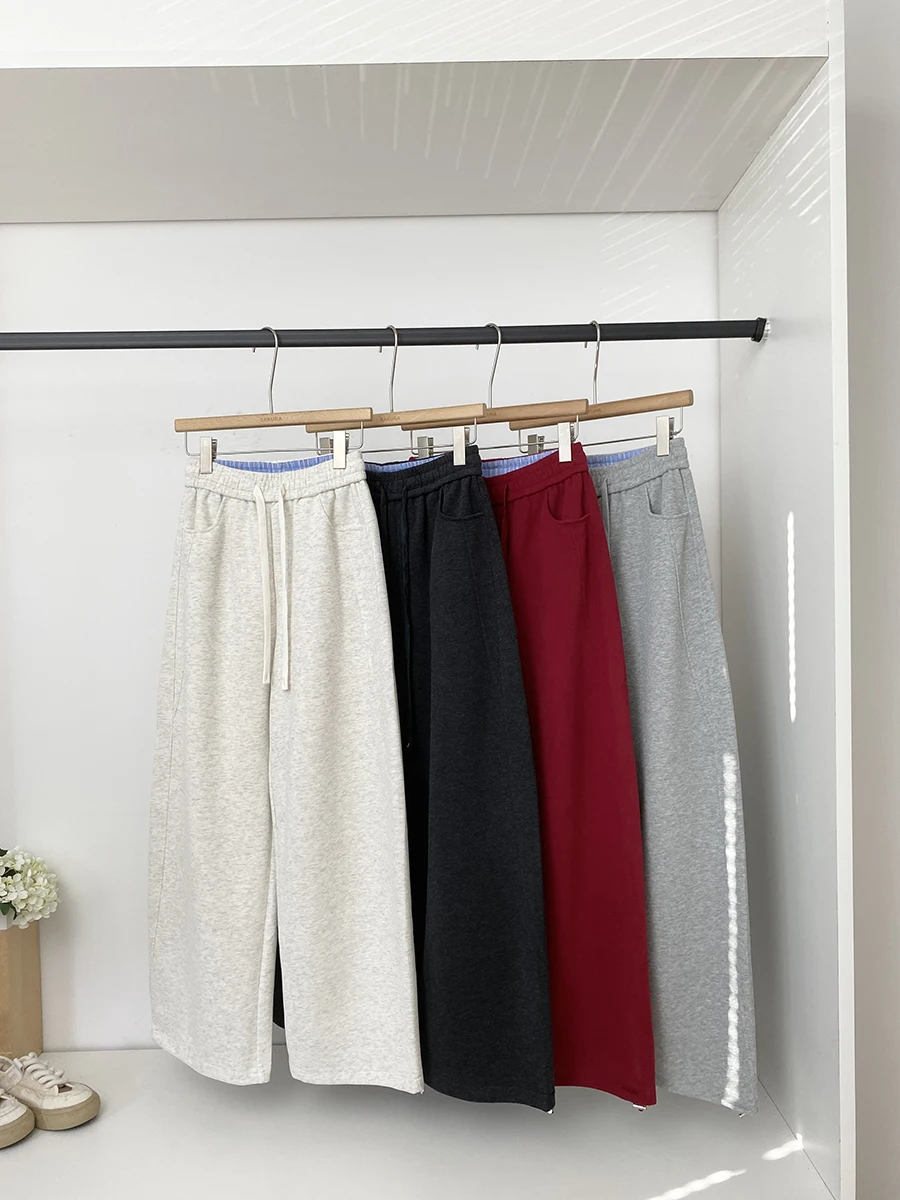 High Waist Fleece Lined Loose Wide Leg Casual Pants Korean Style Pure Color Commute Friendly Women's Fashion Autumn Winter Ne...
High Waist Fleece Lined Loose Wide Leg Casual Pants Korean Style Pure Color Commute Friendly Women's Fashion Autumn Winter Ne...