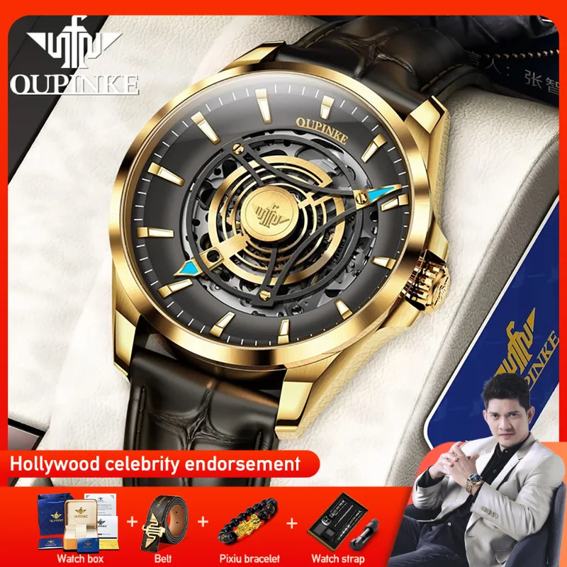 OUPINKE 3206 Mens Watch Original Brand Automatic Mechanical Watch Skeleton Waterproof Luminous Reloj Watches Luxury Men Gifts
OUPINKE 3206 Mens Watch Original Brand Automatic Mechanical Watch Skeleton Waterproof Luminous Reloj Watches Luxury Men Gifts