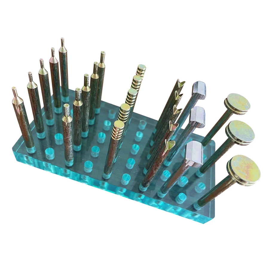 26 Piece/Set Carbon Steel Gemstone Measuring Stick Set 6MM Diameter 65MM Length High Precision Gemstone Facet Grinding Tool
26 Piece/Set Carbon Steel Gemstone Measuring Stick Set 6MM Diameter 65MM Length High Precision Gemstone Facet Grinding Tool