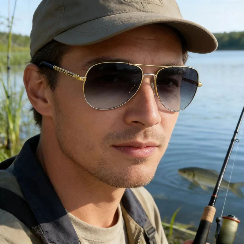 2026 Men Retro Pilot Sunglasses Semi-rimless Brand Designer Unisex Sun Glasses Half Frame UV400 Women Eyewear 2714 Male Female
2026 Men Retro Pilot Sunglasses Semi-rimless Brand Designer Unisex Sun Glasses Half Frame UV400 Women Eyewear 2714 Male Female