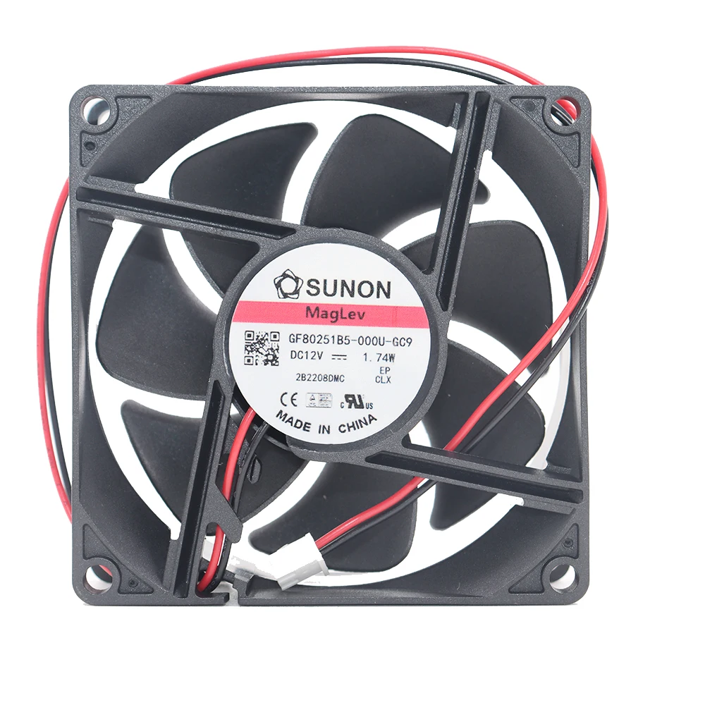 Вентилятор SUNON GF80251B5-000U-GC9 80x25 мм, 12В, 1.74Вт, 8 см для охлаждения электронных компонентов
Вентилятор SUNON GF80251B5-000U-GC9 80x25 мм, 12В, 1.74Вт, 8 см для охлаждения электронных компонентов
