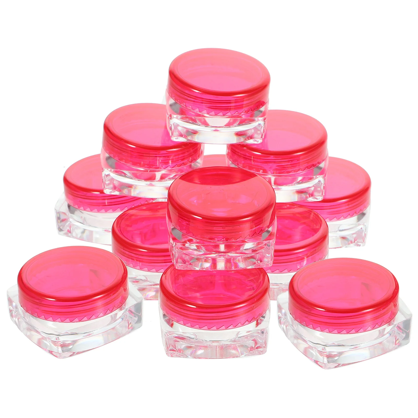 12 Pcs 3g Square Bottom Cream Jars Containers for Lotions Ointments Eye Shadows Cosmetics Plastic Sample Empty
12 Pcs 3g Square Bottom Cream Jars Containers for Lotions Ointments Eye Shadows Cosmetics Plastic Sample Empty