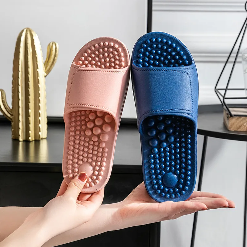New Massage Slippers Men Summer Sandals Indoor Women Thick Bottom Flats Home Casual Shoes Couples Bathroom Anti-Slip Flip Flops
New Massage Slippers Men Summer Sandals Indoor Women Thick Bottom Flats Home Casual Shoes Couples Bathroom Anti-Slip Flip Flops