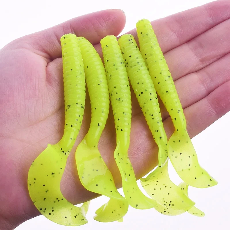 5pcs/10pcs Worm Curly Soft Bait Jig Wobblers Swimbait 8cm 4.3g Smell With Salt Silicone Artificial Lures Bass Carp Fishing Tackl
5pcs/10pcs Worm Curly Soft Bait Jig Wobblers Swimbait 8cm 4.3g Smell With Salt Silicone Artificial Lures Bass Carp Fishing Tackl