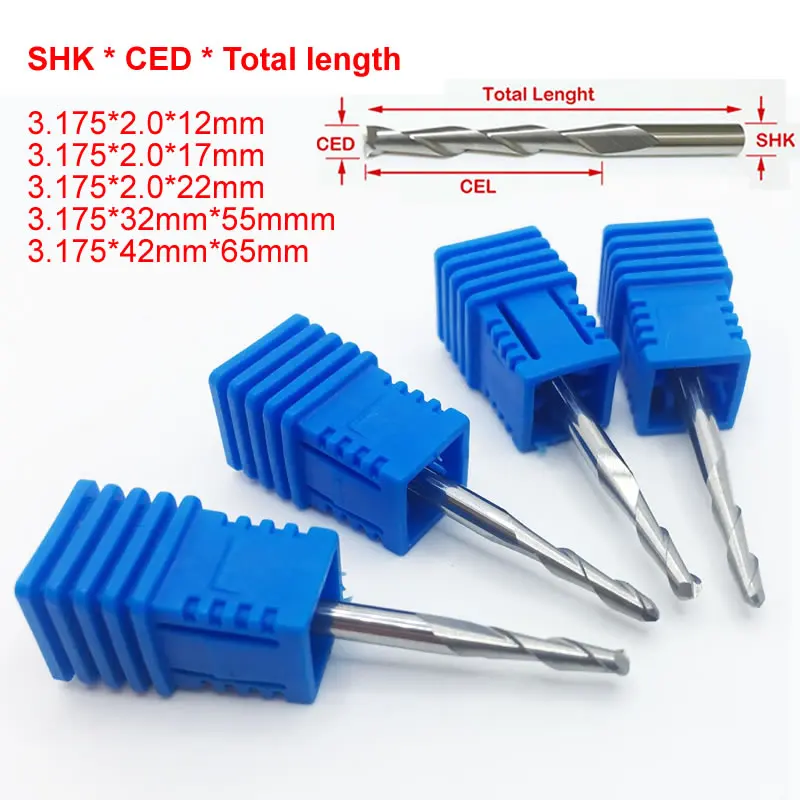 1Pc Cutting Knife SHK 3.175mm Alloy Carbide Milling Tungsten Steel 2 Flutes Milling Cutter End Mill Wood Engraving Tool
1Pc Cutting Knife SHK 3.175mm Alloy Carbide Milling Tungsten Steel 2 Flutes Milling Cutter End Mill Wood Engraving Tool