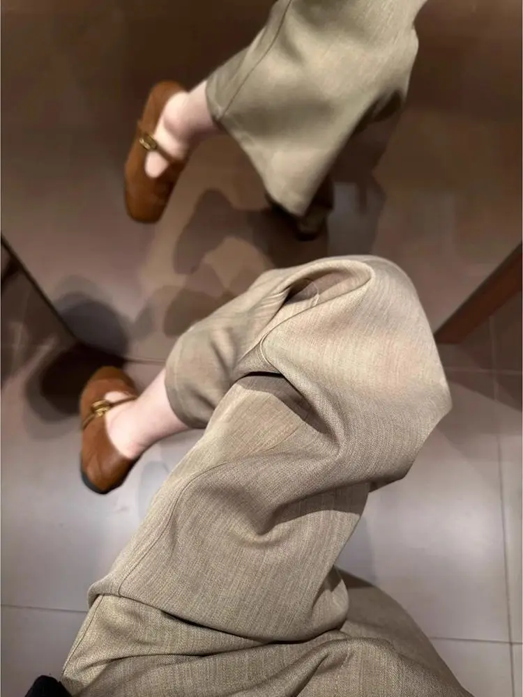 High Waist Drapey Wide Leg Suit Pants for plus Size Women Khaki Casual High Waist Draped Straight Leg Trousers Spring Summer
High Waist Drapey Wide Leg Suit Pants for plus Size Women Khaki Casual High Waist Draped Straight Leg Trousers Spring Summer