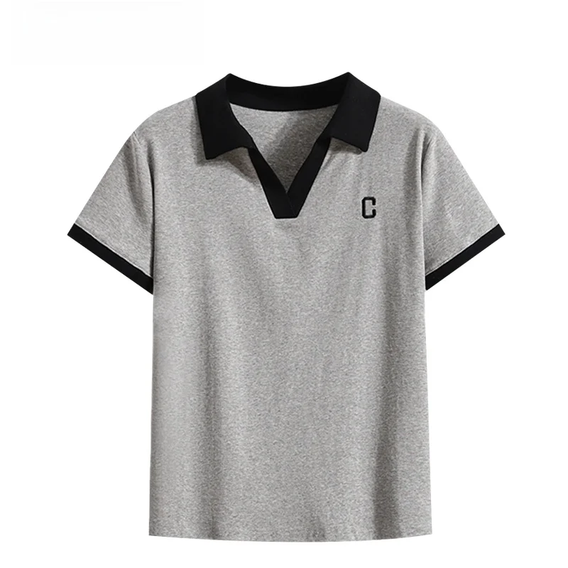 Casual Neck Short Sleeve T-Shirt Women Summer plus Size Cotton V-Neck Top Versatile Big Code Club Leisure Fit for Plump ...
Casual Neck Short Sleeve T-Shirt Women Summer plus Size Cotton V-Neck Top Versatile Big Code Club Leisure Fit for Plump ...