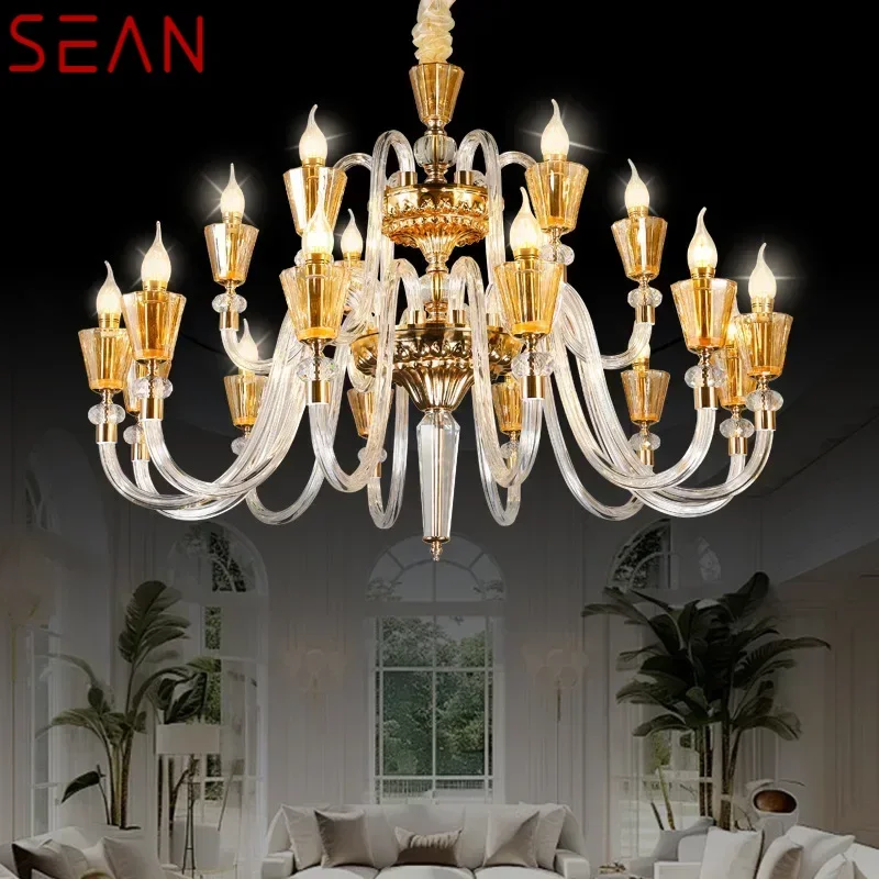 SEAN Modern Crystal Pendent Lamp French Luxury Living Room Restaurant Bedroom Villa Clothing Store Beauty salon LED Chandelie
SEAN Modern Crystal Pendent Lamp French Luxury Living Room Restaurant Bedroom Villa Clothing Store Beauty salon LED Chandelie