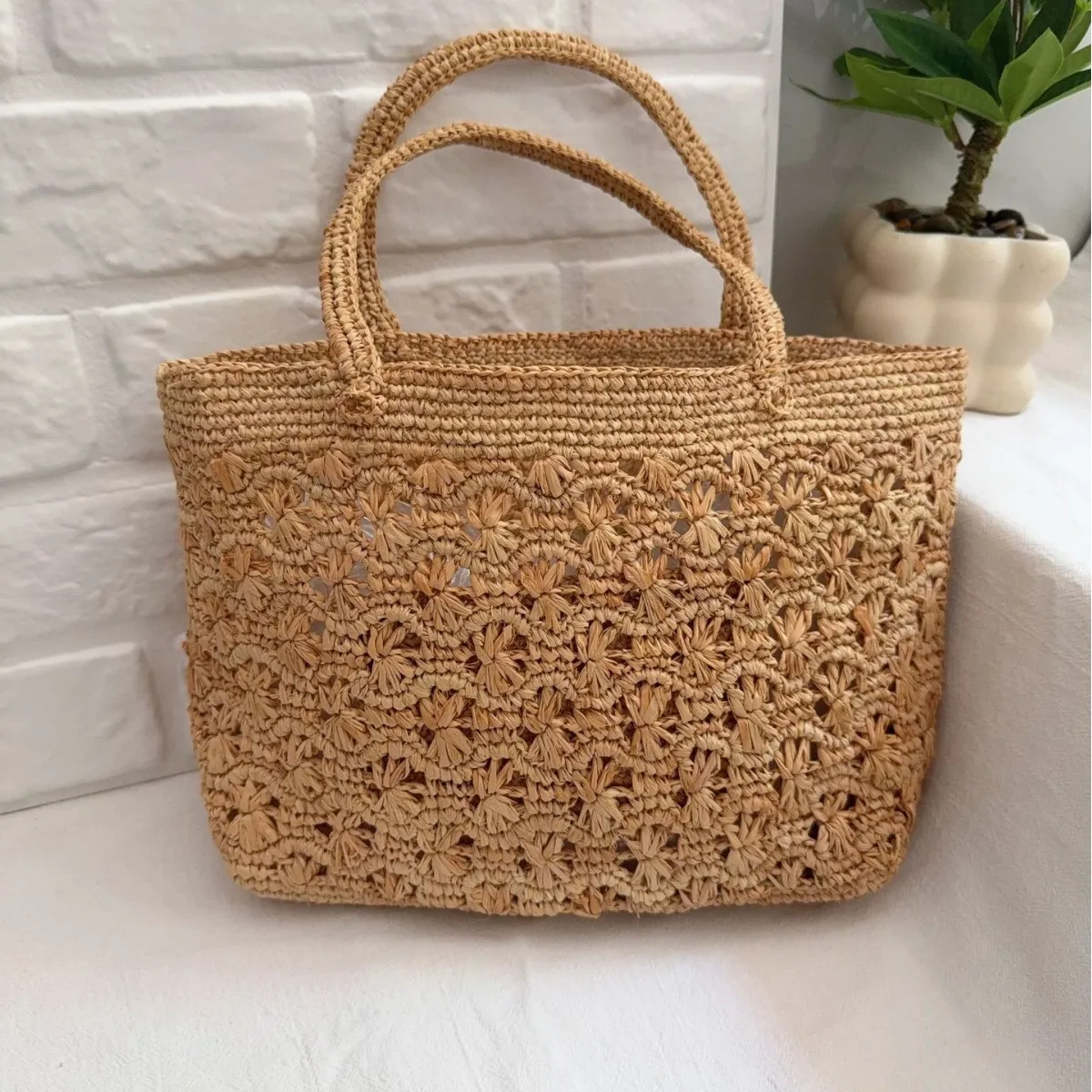 Bohemian Raffia Tote Women Bag Hollow Woven Straw Bags for Women Shoulder Bag Summer Crochet Beach Bags NEW Shopper Purses Chic
Bohemian Raffia Tote Women Bag Hollow Woven Straw Bags for Women Shoulder Bag Summer Crochet Beach Bags NEW Shopper Purses Chic