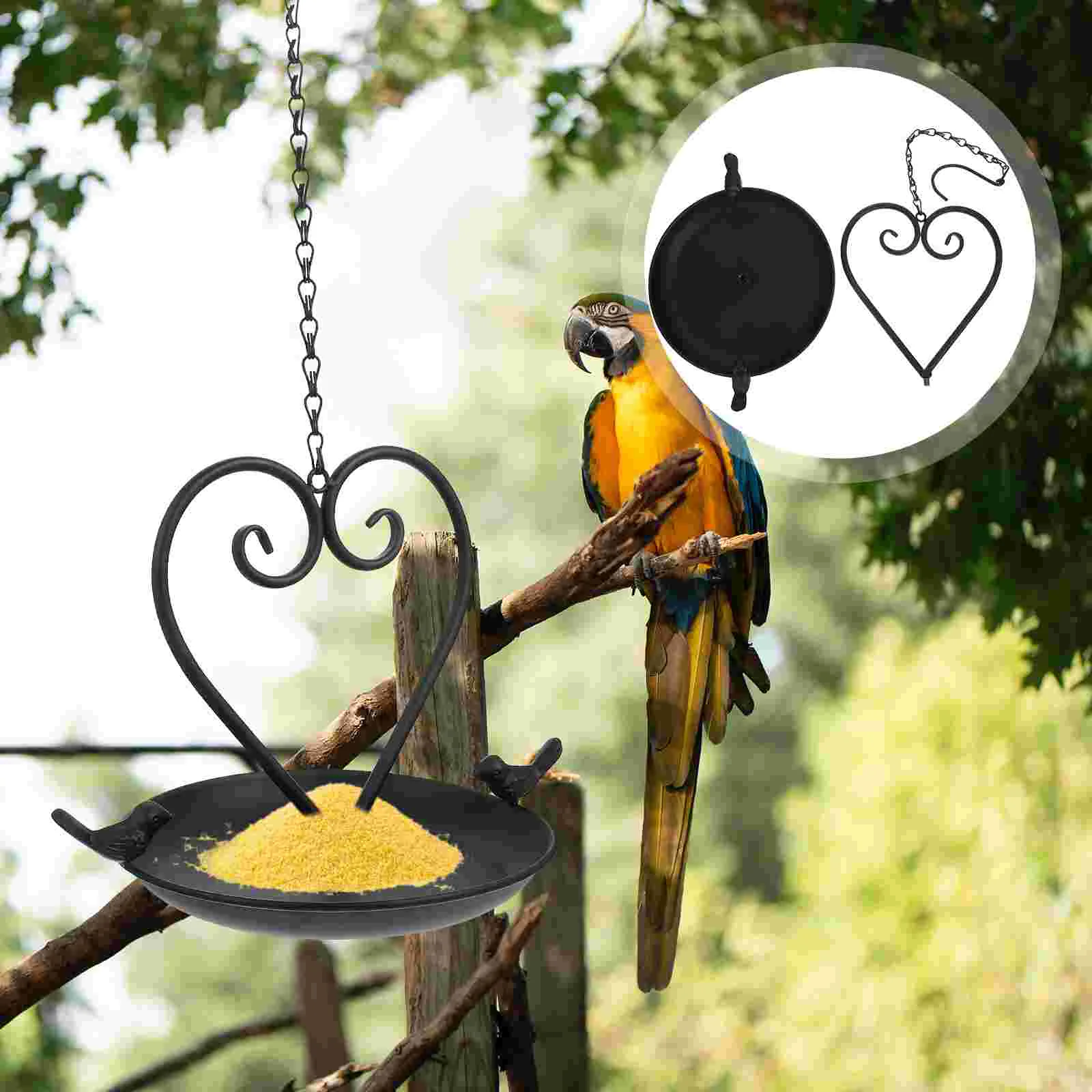 Heart Shaped Bird Feeder Decor Garden Hanging Decoration Designed Birds with Hook Outdoor Iron Feeding Tool Creative Food
Heart Shaped Bird Feeder Decor Garden Hanging Decoration Designed Birds with Hook Outdoor Iron Feeding Tool Creative Food