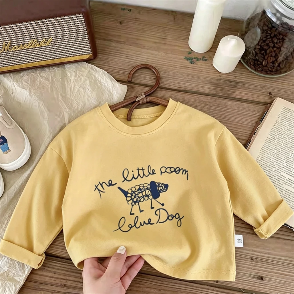 Round Neck Base Shirt 1-7Years Old Child Long-sleeved TShirt Spring Summer Crewneck T-shirt Simple Loose Pure Cotton Clothing
Round Neck Base Shirt 1-7Years Old Child Long-sleeved TShirt Spring Summer Crewneck T-shirt Simple Loose Pure Cotton Clothing