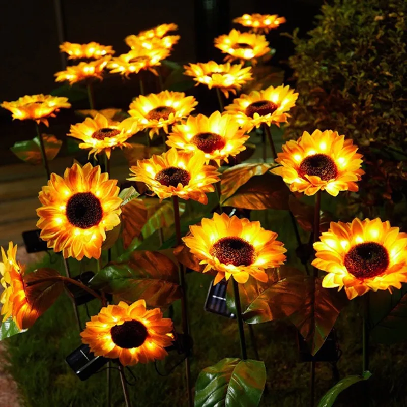 Solar Outdoor Lights Garden Decor Sunflower Ligts Waterproof Solar Outdoor Lamp Decorative Lights for Path Garden Patio Backyard
Solar Outdoor Lights Garden Decor Sunflower Ligts Waterproof Solar Outdoor Lamp Decorative Lights for Path Garden Patio Backyard
