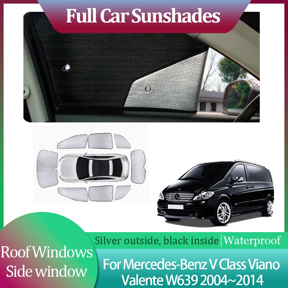 Sunshades For Mercedes-Benz V Class Viano Valente W639 2004~2014 Roof Windows Sun Visor Windshield Curtain Sunroof Accessories
Sunshades For Mercedes-Benz V Class Viano Valente W639 2004~2014 Roof Windows Sun Visor Windshield Curtain Sunroof Accessories