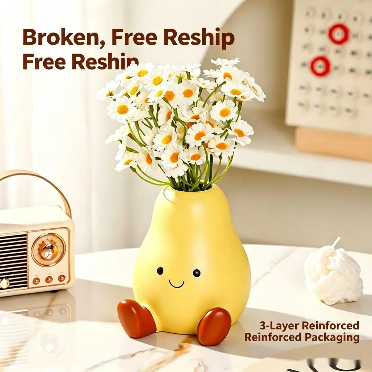Highly Attractive Ceramic Timeless Pear-Shaped Vase, Artistic Decoration, Modern Light Luxury Ornament For Living Room, Study,
Highly Attractive Ceramic Timeless Pear-Shaped Vase, Artistic Decoration, Modern Light Luxury Ornament For Living Room, Study,