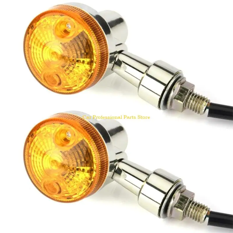 R53D 2Pcs Motorcycle Turn Lights for GN/CG125 Universal Replacement Vintage Round Turn Lamp Amber Flashers
R53D 2Pcs Motorcycle Turn Lights for GN/CG125 Universal Replacement Vintage Round Turn Lamp Amber Flashers