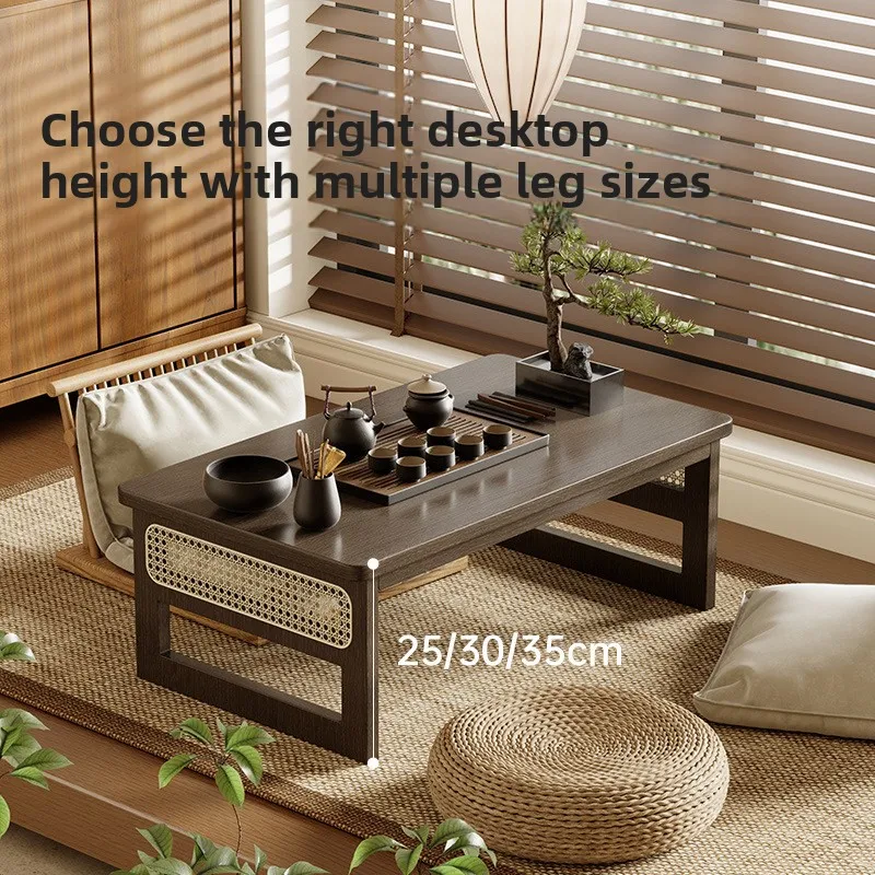 Durable bay window table small coffee table household rattan kang table tatami table bedroom bed study low table computer table
Durable bay window table small coffee table household rattan kang table tatami table bedroom bed study low table computer table