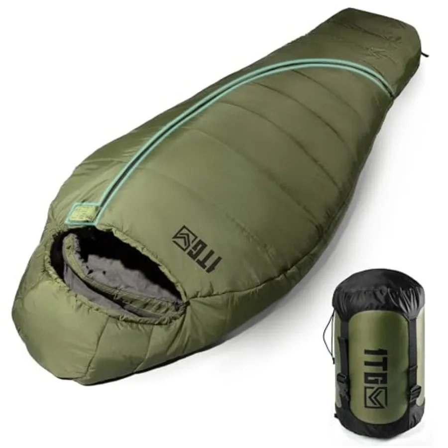 Adult mummy sleeping bag for cold weather backpacking, 25-36, lightweight 3-4 season winter camp bag, nylon shell, black, adjus
Adult mummy sleeping bag for cold weather backpacking, 25-36, lightweight 3-4 season winter camp bag, nylon shell, black, adjus