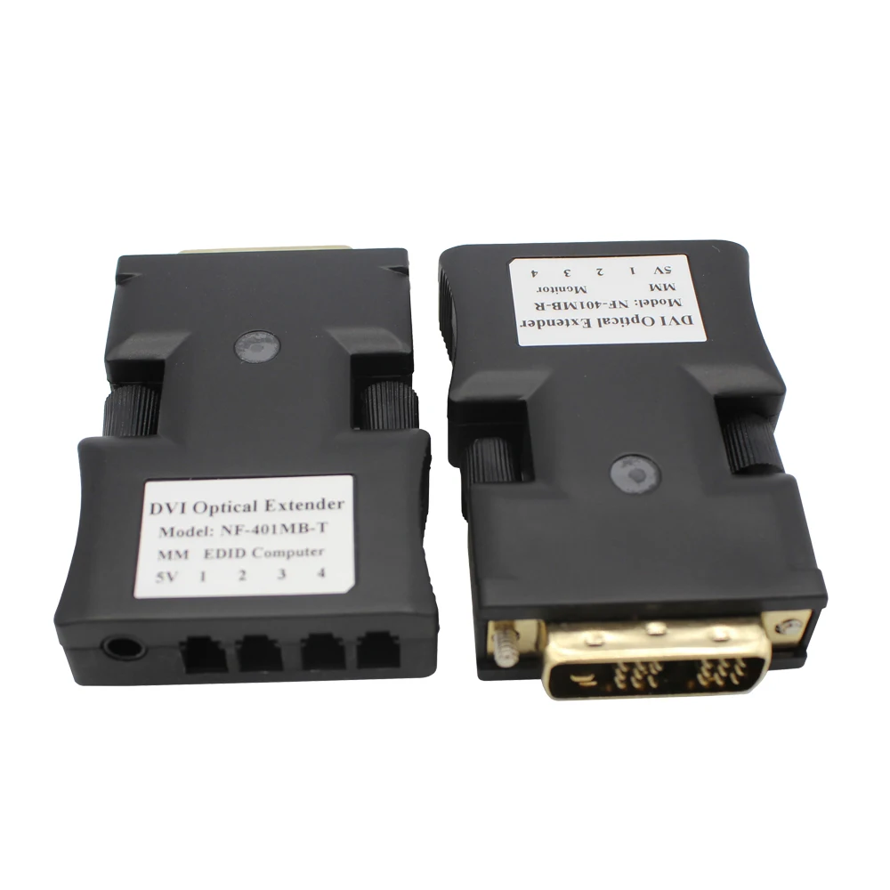 DVI to Fiber Extender 4 Core Multimode 500m Fiber DVI Converter Four Channel DVI Extender
DVI to Fiber Extender 4 Core Multimode 500m Fiber DVI Converter Four Channel DVI Extender