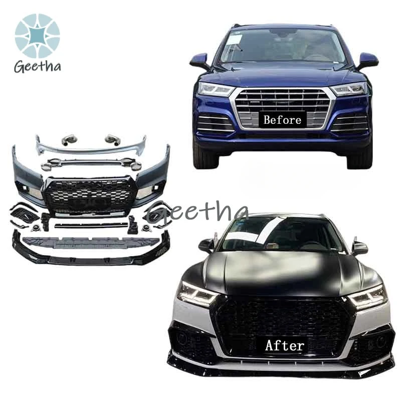 For Wholesale Body Kits for 2017-2019 Audi Q5 Upgrade To RSQ5 Front Car Bumpers Grille Rear Car Bumpers Rear Lip Exhaust Pipe
For Wholesale Body Kits for 2017-2019 Audi Q5 Upgrade To RSQ5 Front Car Bumpers Grille Rear Car Bumpers Rear Lip Exhaust Pipe