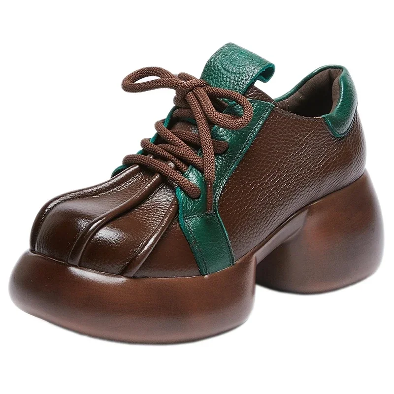 2024 New 7cm Natural Genuine Leather Women Mary Jane Loafers Platform Wedge Flats Ankle Boots Booties Autumn Spring Comfy Shoes
2024 New 7cm Natural Genuine Leather Women Mary Jane Loafers Platform Wedge Flats Ankle Boots Booties Autumn Spring Comfy Shoes