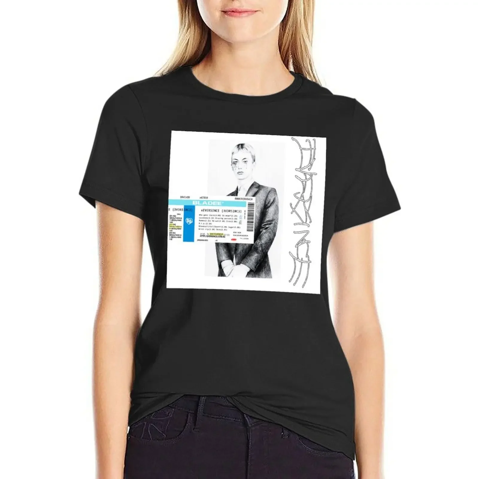 Bladee - Eversince T-Shirt Short sleeve tee quick-drying hippie clothes tops white t-shirt dress for Women sexy
Bladee - Eversince T-Shirt Short sleeve tee quick-drying hippie clothes tops white t-shirt dress for Women sexy